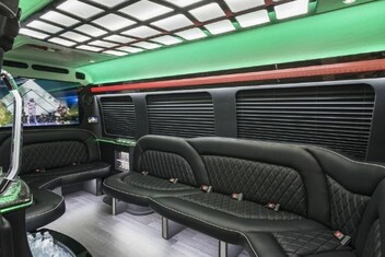 Murfreesboro Sprinter Party Bus Interior
