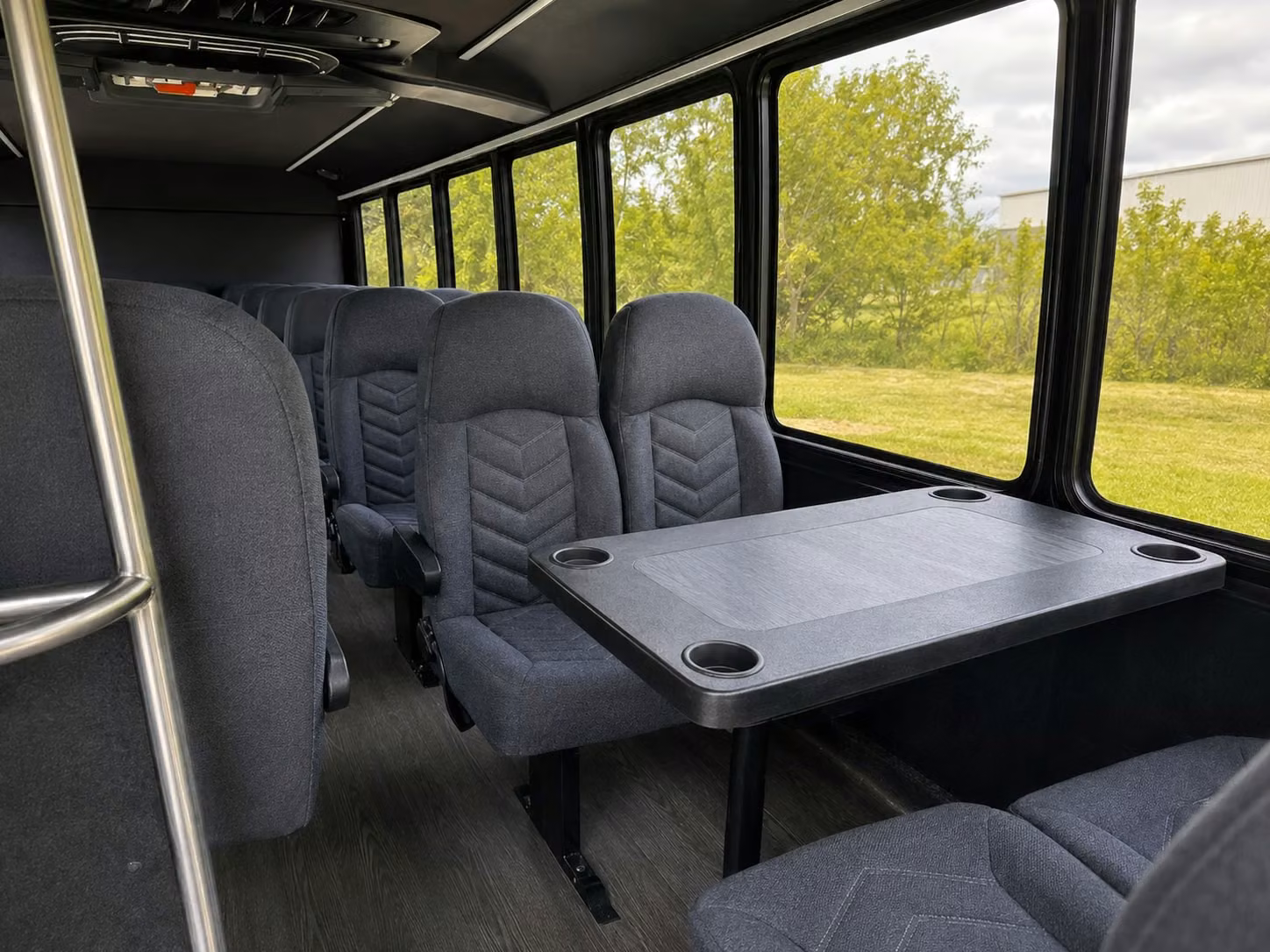 15 passenger minibus inside