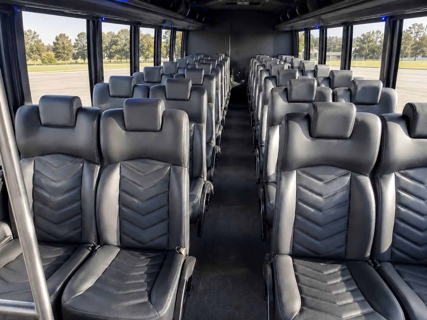 18 passenger minibus inside