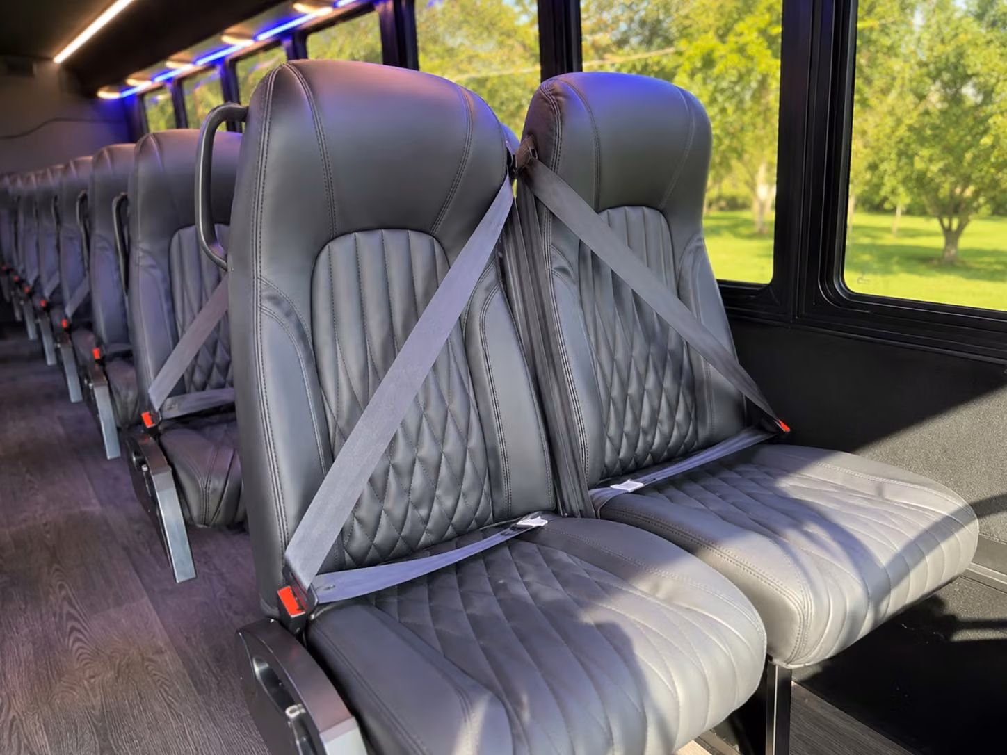 20 passenger minibus inside