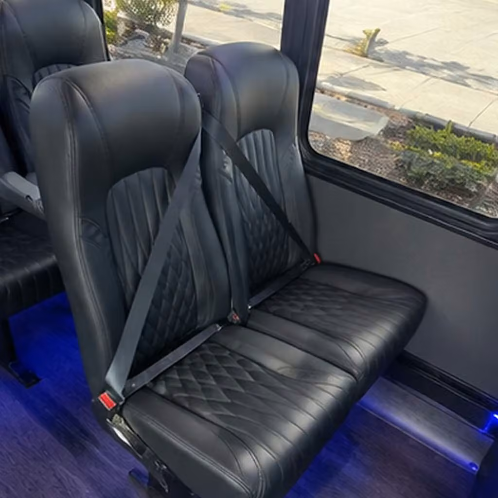 30 passenger minibus interior