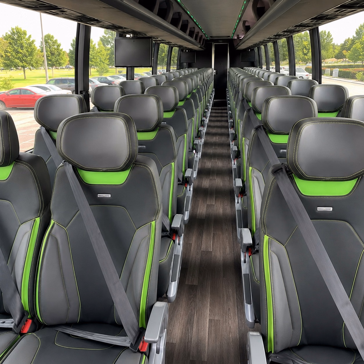 murfreesboro charter bus interior