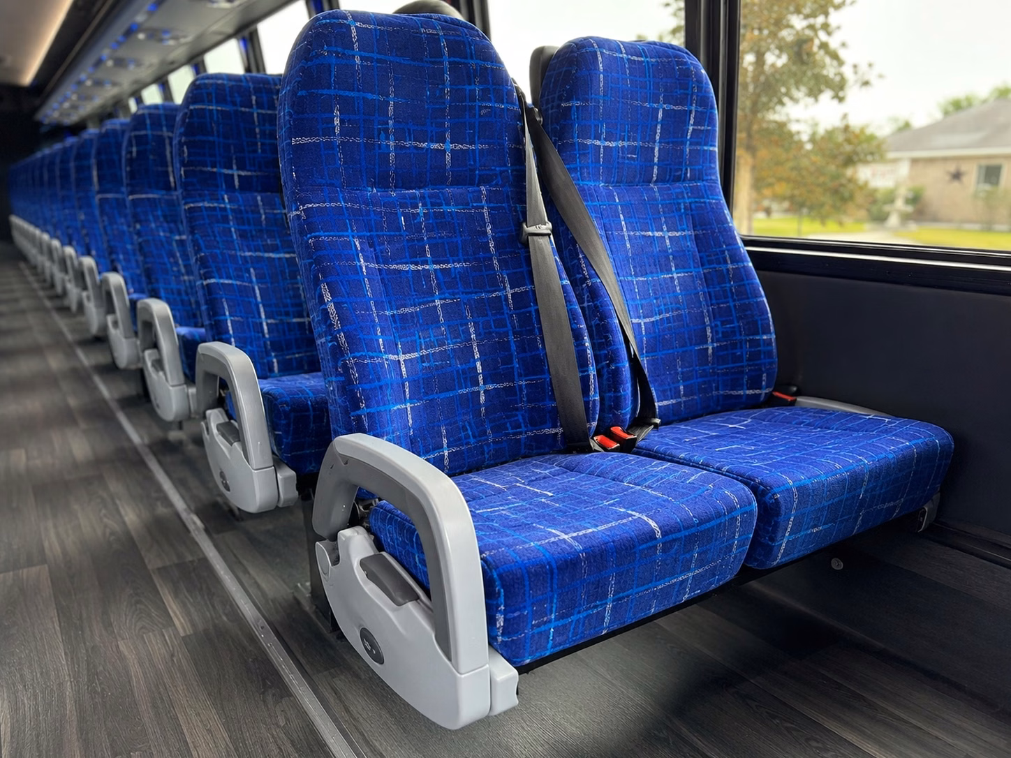 murfreesboro charter bus rental interior